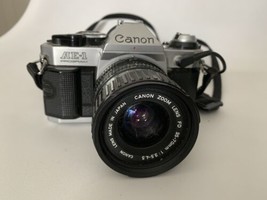 Canon AE-1 Program Film Camera with Lens Strap Untested For Parts Only - £109.49 GBP