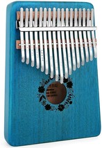 Kalimba 17 Keys, Portable Mbira Thumb Piano African Mahogany Wood Finger Musical - £19.63 GBP