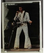 Vintage Elvis Presley Memorial Color Poster 1935-1977 Photo Bob Skinner ... - £22.82 GBP