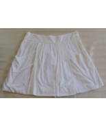 NWT Lacoste White Cotton Pleated Tennis Skirt  Size 40 (8) - £23.32 GBP