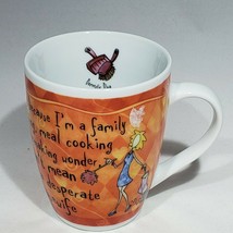 History &amp; Heraldry Domestic Diva Fine Porcelain Orange Mug It&#39;s Only a Job 10 oz - £10.35 GBP