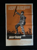 War Hunt Original One Sheet Movie Poster 1962- JOHN SAXON - £56.51 GBP