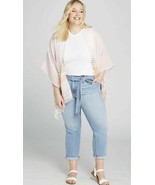 Lane Bryant High-Rise Straight Crop Jean - Belted Light Wash Size 16 NEW - $46.47 CAD