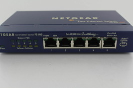 FS105 auto uplink (wide) NETGEAR fast ethernet router switch FS 105 10/100 MBPS - $26.69