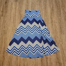 Zac &amp; Rachel Pull On Long Maxi Skirt ~ Sz M ~ Blue, Black, Beige ~ Stretchy - £13.29 GBP