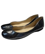 Nine West Shoes Womens 10M Facinate Snakeskin Ballet Flat Slip On Vegan ... - $33.83 CAD