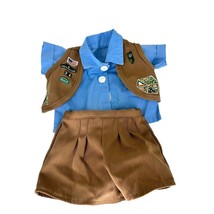 3pc Khaki Cadette Girl Scout Handmade Uniform Doll Clothes For 18 Americ... - $19.79
