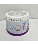 Memorex 50 Pack 16X  4.7GB DVD-R Spindle Factory Sealed - £7.54 GBP