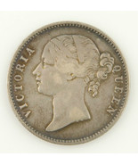 1840 Victoria Inde Roupie Argent Haut Grade Pièce de Monnaie XF Indien F... - $2,051.98 MXN