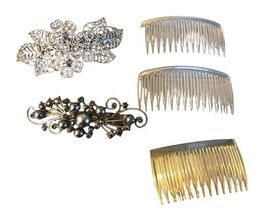 Lot Of 5 Women’s Vintage Hair Clips &amp; Side Comb Hair Claw - $25.00
