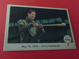 1959 FLEER  TED WILLIAMS # 51   TED  PATCHED  UP       NEAR  MINT  OR  B... - £71.93 GBP