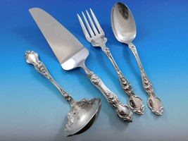 Violet by Wallace Sterling Silver Essential Serving Set Large 4-piece - £273.80 GBP