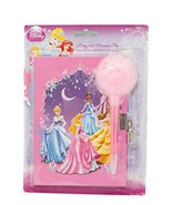 Disney Princess Diary with Marabou Pen - Cinderella, Tiana, Belle, Aurora - $133.07 MXN