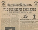 Buckhorn Exchange Restaurant Menu Denver Colorado The Osage Gazette 1989 - £21.92 GBP