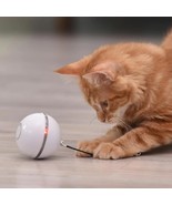 Smart Interactive Self-Rotating Cat Toy Ball - £22.78 GBP