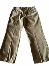 Carhartt Blended Twill Pants Mens 36x28 Beige Chino Carpenter Workwear U... - £18.78 GBP