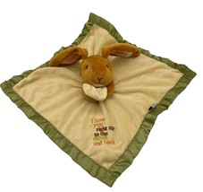 Kids Preferred Guess How Much I Love You Bunny Baby Security Blanket Lovey - £11.37 GBP