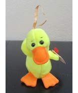 Ty Jingle Beanies Quackers the Duck 4&quot; Long NEW - $111.76 MXN