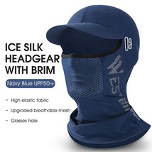 WEST BI With  Men Women Face Mask Summer Cool Fishing Cap  Protection Motorcycle - £55.60 GBP