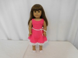 American Girl Doll Samantha  Original Pleasant Company Dressed in Heart Dress - $80.21