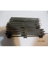 LIONEL SET LOT OF 13 ORIGINAL 0-27 FULL STRAIGHT RAILROAD TRACKS - £7.98 GBP