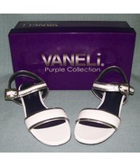 VANELi Purple Collection BAYLEE White Strap Sandal -Nappa Leather Size 5M - £14.05 GBP