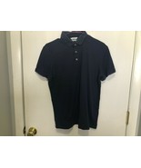 Calvin Klein The Men&#39;s Liquid Touch Polo Dark Navy Blue Polo Shirt Size ... - $12.21 CAD