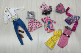 Barbie doll clothes lot Hello Kitty bee keeper outfit bunny dress groovy... - $19.79