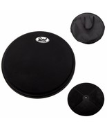 PAITITI 8 Inch Silent Practice Drum Pad Round Shape with Carrying Bag Bl... - €17,36 EUR