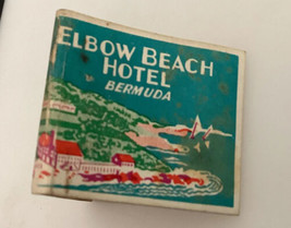 Vintage Bryant Mays England Matchbook Elbow Beach Hotel Bermuda Full Cov... - $19.01