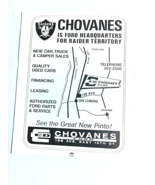 1971 Ad Ed Chovanes Ford, San Leandro, Cal. with Oakland Raiders Logo - $168.05 MXN