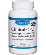 Euromedica Clinical OPC - 60 Softgels - Tannin-Free Grape Seed Extract - $31.25