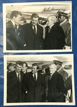 2 Photos Hubert Humphrey Signed w Sen Walter Mondale Gov Wendell Anderso... - £18.33 GBP