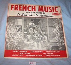 French Music &amp; Folk Songs Record Album-Le Sud De La Louisianne LL-103-Lot 151 - £15.72 GBP