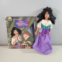 The Hunchback of Notre Dame Lot Little Golden Book and Esmeralda Doll - £10.17 GBP