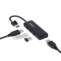 StarTech.com 4-Port USB-C Hub, USB 3.0 (5Gbps), USB-C to 4X USB-A, Bus P... - $21.80