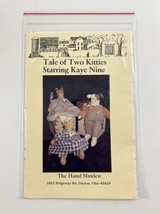 Tale of Two Kitties The Hand Maiden Vtg 1988 Sewing Pattern Stuffed Plus... - $9.89