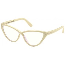 TOM FORD FT5729-B 025 Beige 56mm Eyeglasses New Authentic - $166.50
