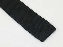 Men's Vitorofolo Italy Slim Tie Woven Fabric Fashionable RS-1 Black image 3