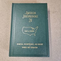 American Jurisprudence 2d Divorce And Separation Vol 24 1983 - $14.85