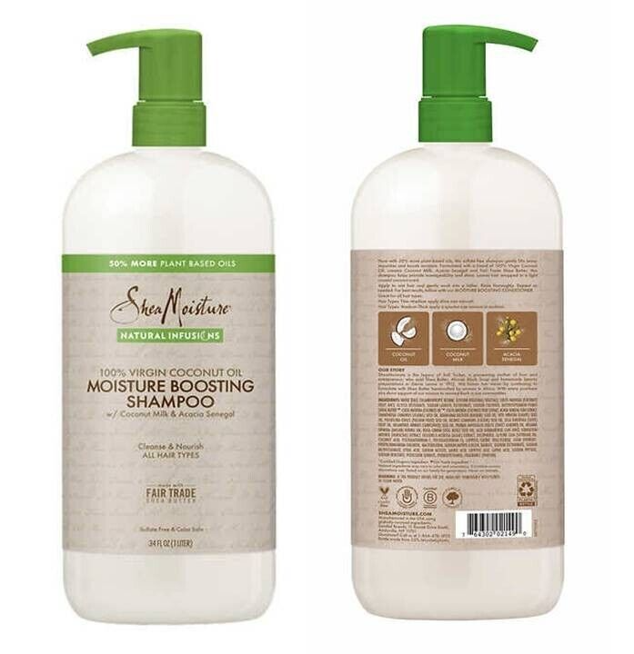 SheaMoisture Natural Infusions Moisture Boosting Shampoo 34 fl oz COSTCO#1676013 - $19.80