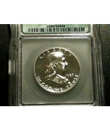 1957 Silver Proof Franklin Half Dollar ICG PR68 - £58.00 GBP