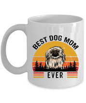 Pekingese Dog Lover Coffee Mug Ceramic Gift Best Dog Mom Ever White Mugs For Her - £13.38 GBP+