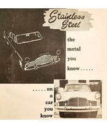 1957 Firth Vickers Steel London Ford Zephyr Import Advertisement Autocar... - $731.52 MXN