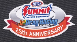 5 NHRA SUMMIT RACING 25 ANNIVERSARY JR. DRAG RACING LEAGUE STICKER HOT R... - £7.86 GBP