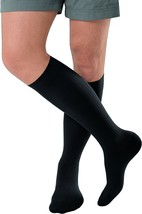 JOBST forMen Ambition, Knee High w/ SoftFit Technology, 15-20 mmHg, Black, SZ 3/ - £53.54 GBP