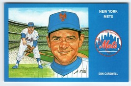 1969 NY Mets Baseball Postcard Susan Rini Don Cardwell Unused Limited Edition - £8.42 GBP