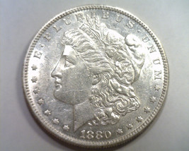 1880-O Morgan Silver Dollar Choice About Uncirculated Ch. Au Nice Original Coin - £74.72 GBP