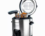 Mini Deep Fryer 0.9 Liter Single Serving Apartment Small Kitchen Applian... - £32.15 GBP