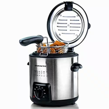Mini Deep Fryer 0.9 Liter Single Serving Apartment Small Kitchen Appliance New - £31.97 GBP